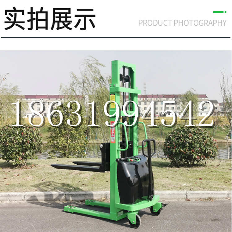 桑植县电动叉车堆高车液压铲车电瓶1吨2吨站驾步行式小型全自动叉车